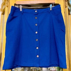 NWT Serena Williams Button down skirt 16w